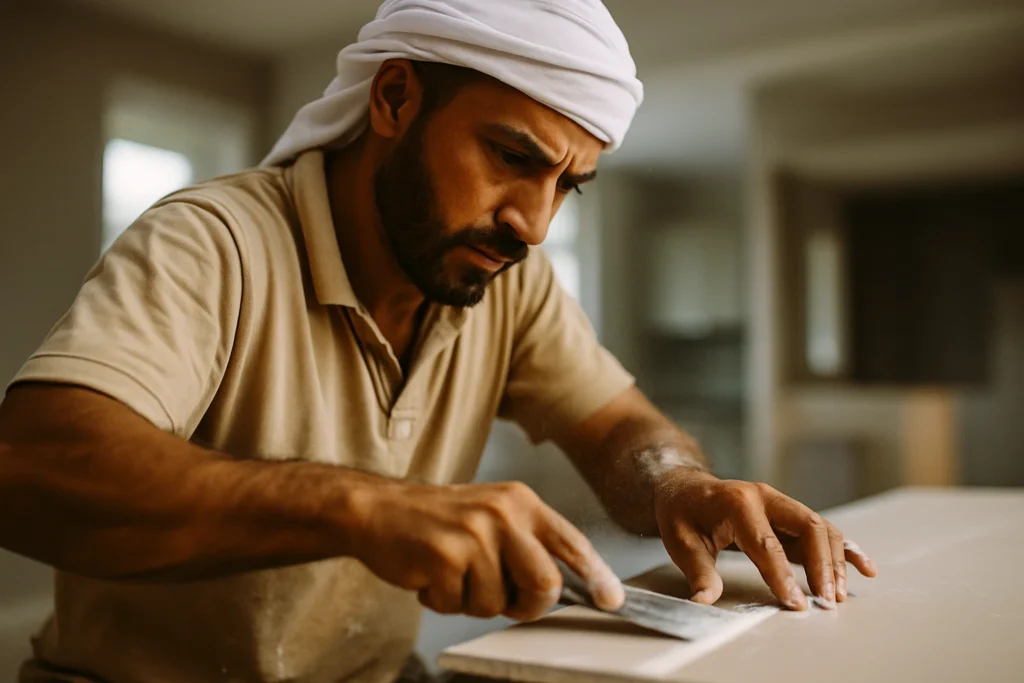 صورة تركيب جبس بورد في العين